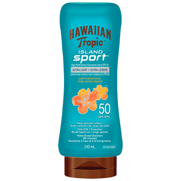 Loción Protectora Solar Island Sport SPF 50 240 ml Hawaiian Tropic
