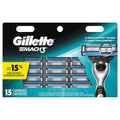 Cartuchos de Repuesto Mach3 15 Unidades GILLETTE MACH 3
