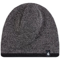 Gorro con Borde Contrastante Gris Carbón Heat Holders