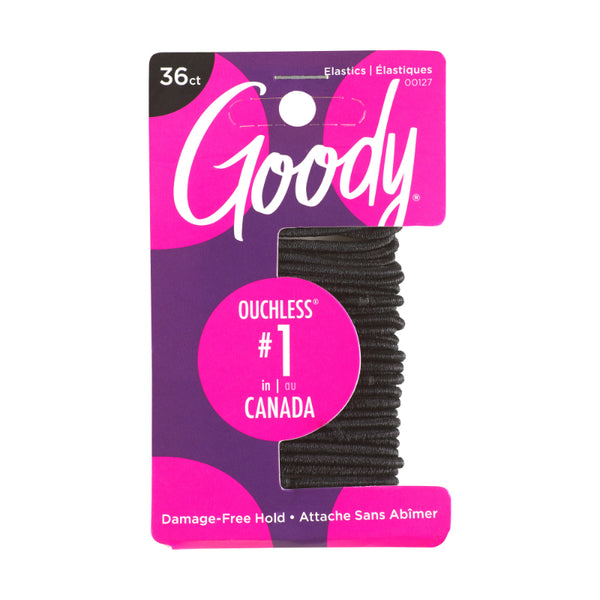 Elásticos para el Pelo Ouchless Negro Chico 36 un GOODY