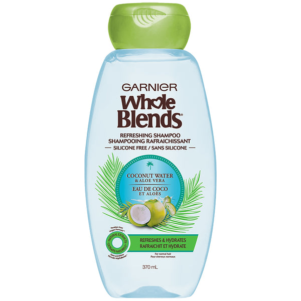 Shampoo Refrescante Agua de Coco y Aloe Vera 370 ml WHOLE BLENDS