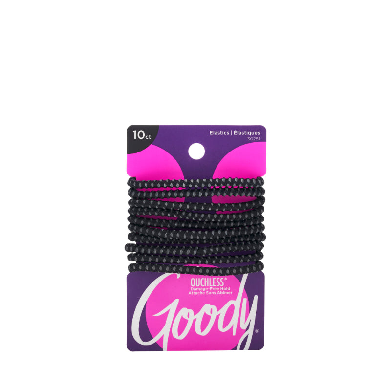 Elásticos para Cabello SlideProof Gruesos 4 mm 10 Unidades GOODY