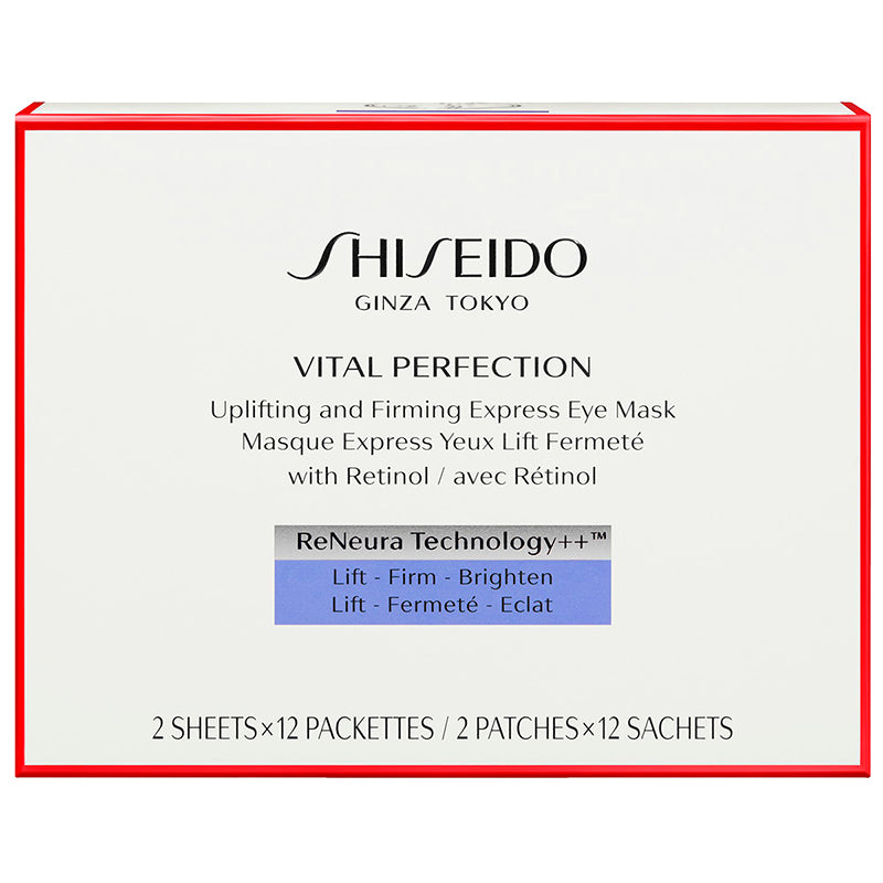 Parches para Ojos Vital Perfection Express 12 pares Shiseido