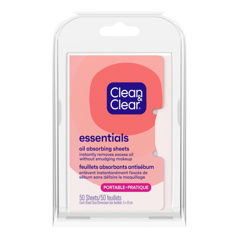 Papeles Matificantes Absorbentes 50 un. Clean & Clear