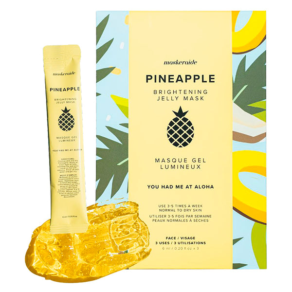Mascarillas Faciales en Gel Piña 3 un Maskeraide