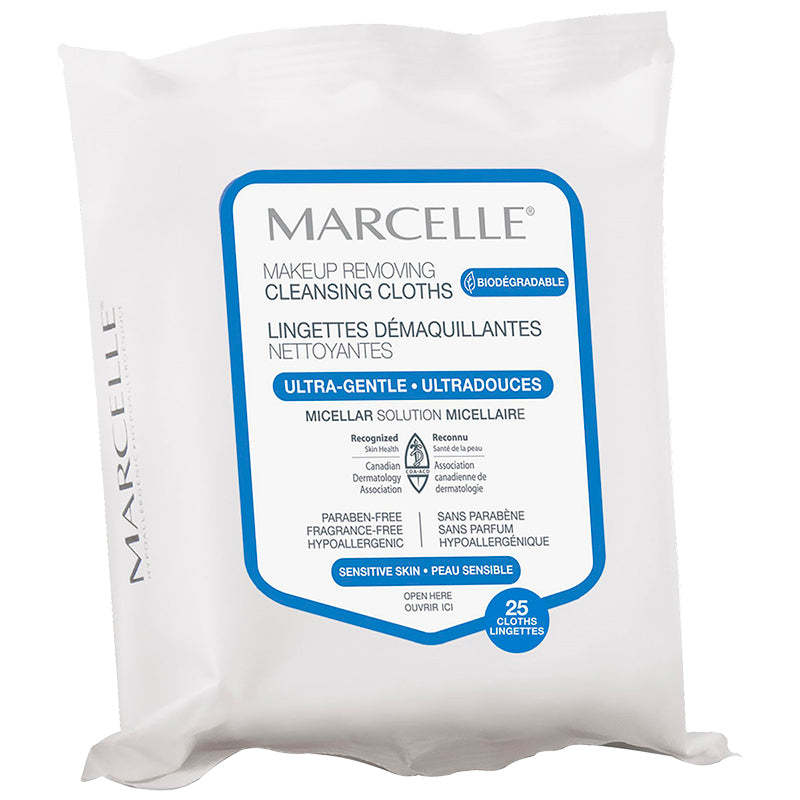 Toallitas Desmaquillantes Ultra Suaves 25 unidades Marcelle