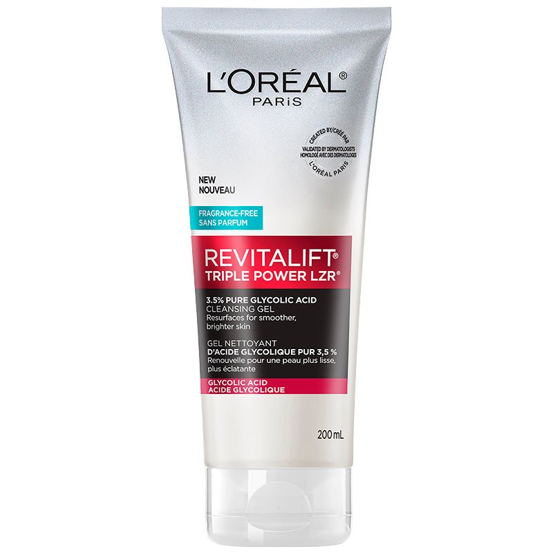 Limpiador Facial Revitalift Triple Power LZR 3.5% Puro 200 ml L'oreal