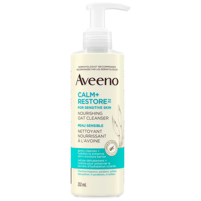 Limpiador Facial Calm+Restore Nutritivo Avena 232 ml Aveeno