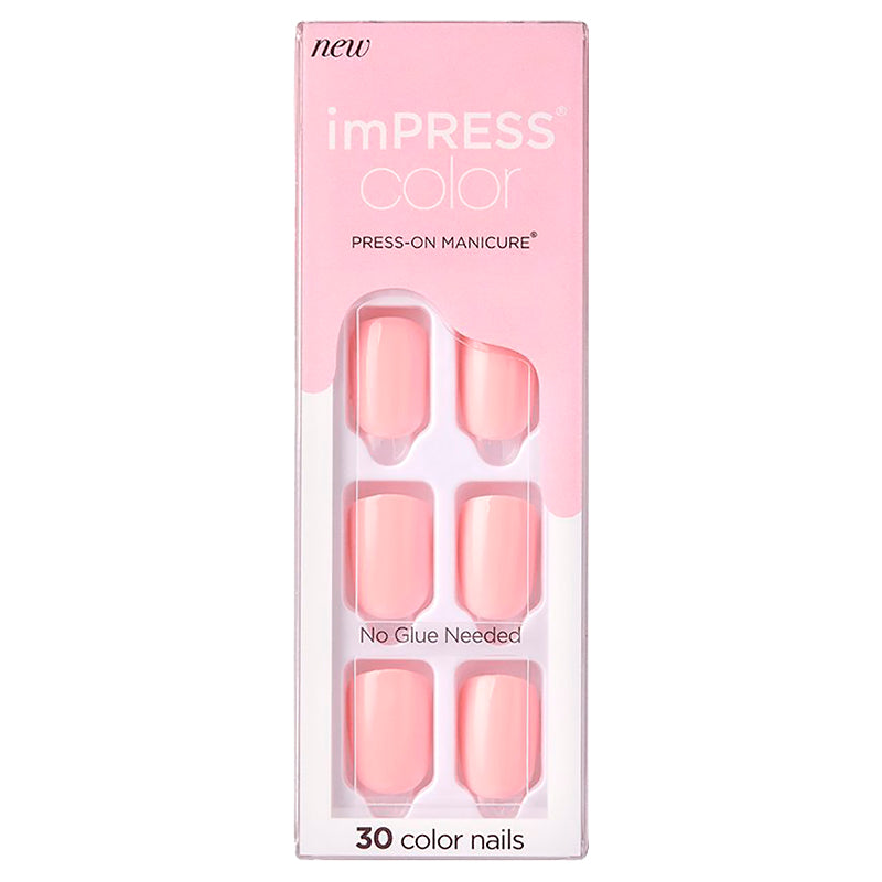 Esmalte ImPRESS Color Press-on Manicure Kiss Beauty Nails & Lashes