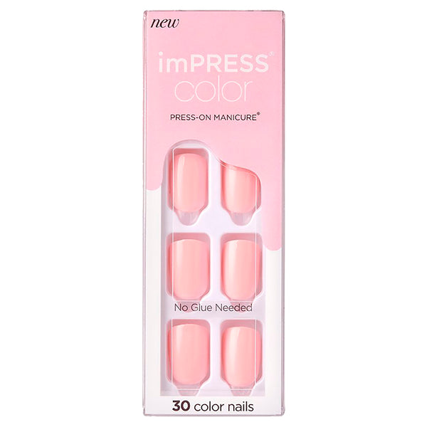 Esmalte ImPRESS Color Press-on Manicure Kiss Beauty Nails & Lashes
