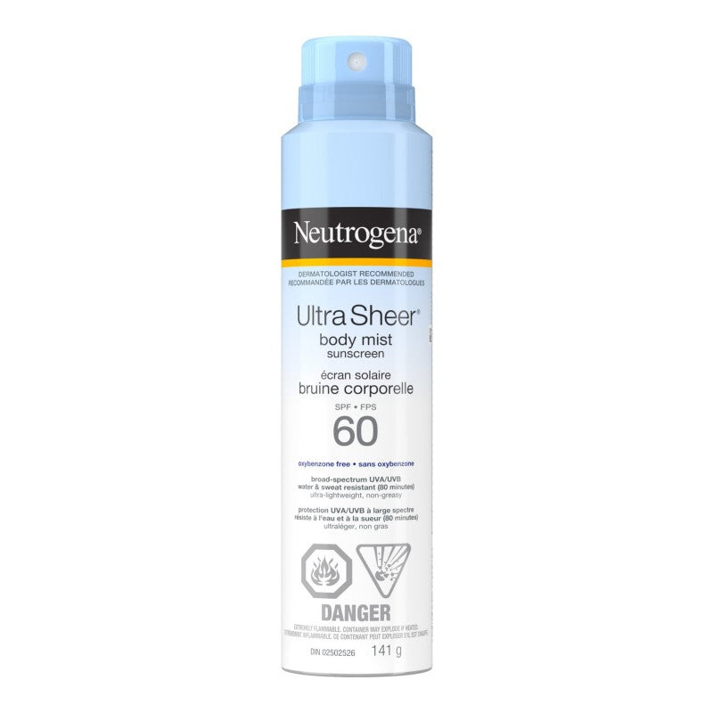Protector Solar Ultra Sheer en Bruma SPF 60 141 g Neutrogena