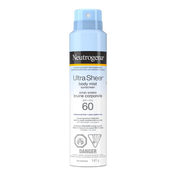Protector Solar Ultra Sheer en Bruma SPF 60 141 g Neutrogena
