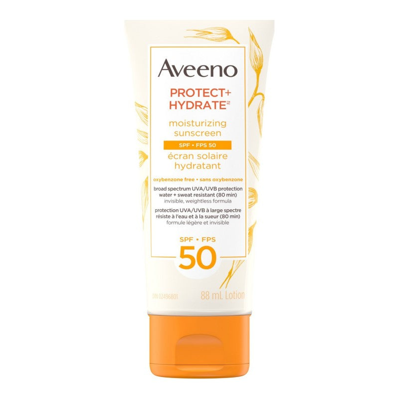 Protector Solar Facial Protect + Hydrate Face Humectante Aveeno