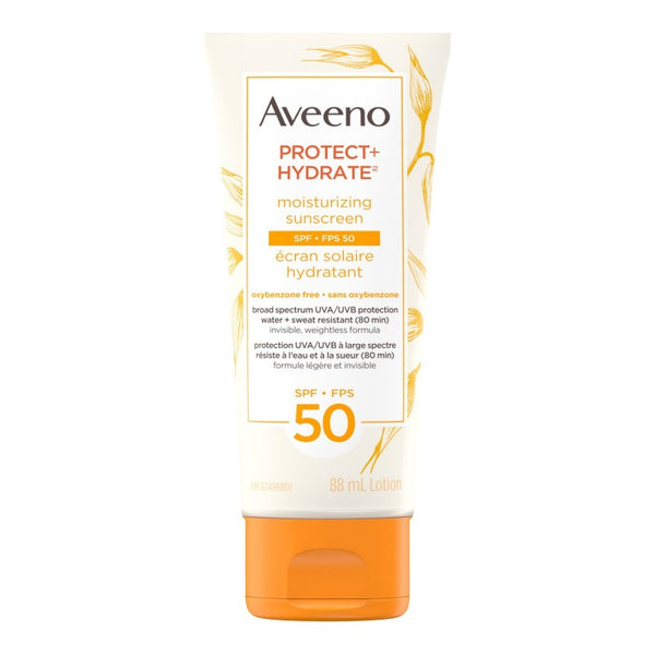 Protector Solar Facial Protect + Hydrate Face Humectante Aveeno