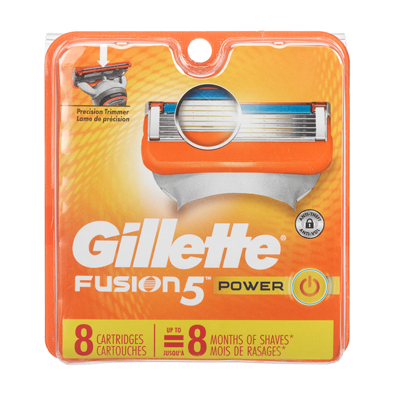 Cartuchos de Repuesto Power 8 unidades GILLETTE FUSION