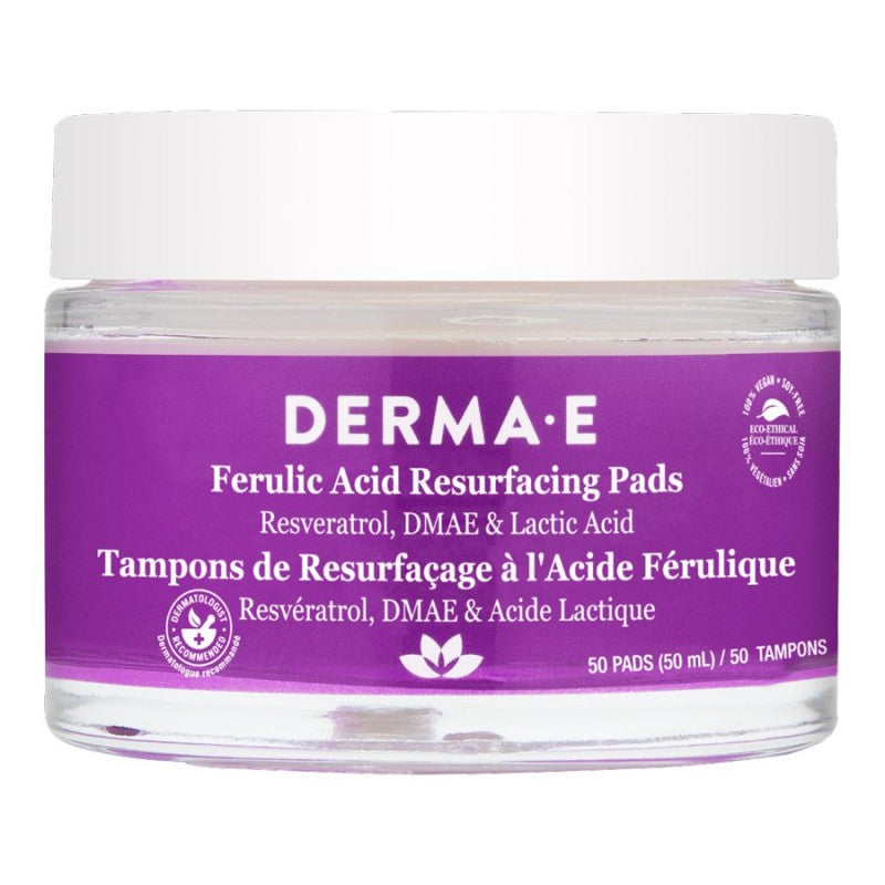 Discos Faciales con Ácido Ferúlico 50 unidades Derma E