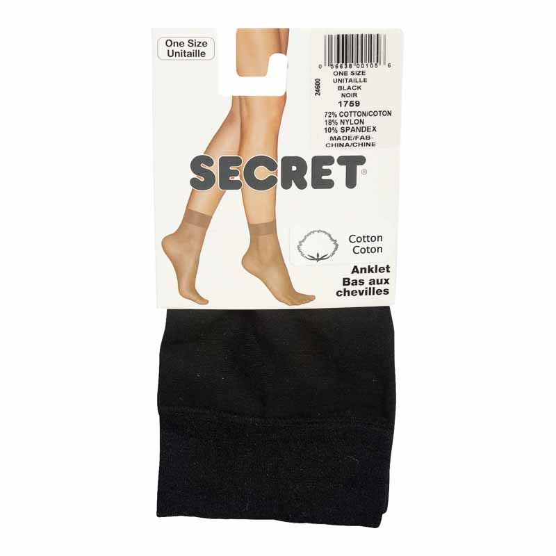 Calcetines Tobilleros de Algodón Secret