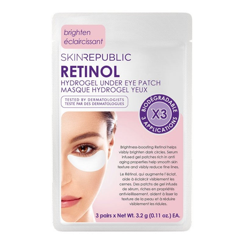 Parches de Hidrogel con Retinol para Ojos 3 Pares Skin Republic