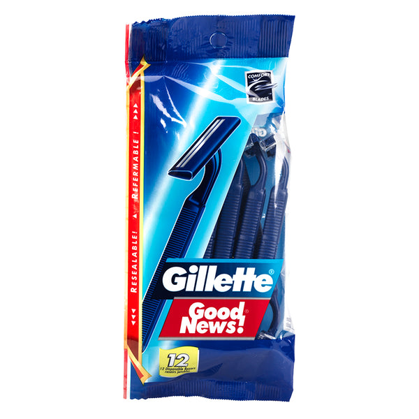 Máquinas de Afeitar Desechables 12 u GILLETTE GOOD NEWS