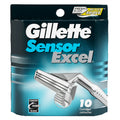 Repuestos de Afeitar Excel 10 unidades GILLETTE SENSOR