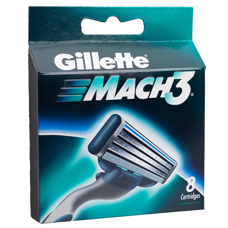 Cartuchos de Repuesto 8 unidades Gillette Mach 3