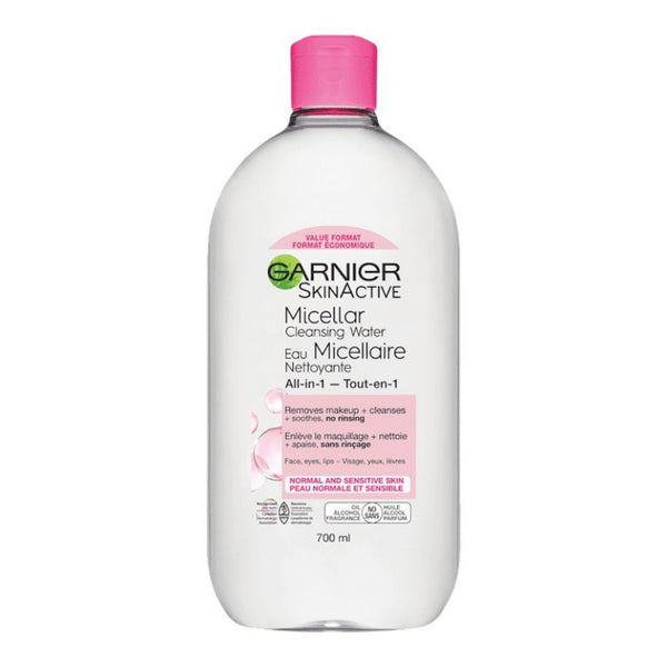 Agua Micelar SkinActive Piel Normal y Sensible 700 ml Garnier