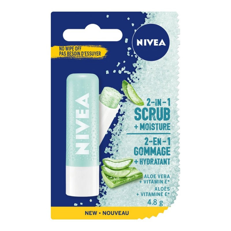Exfoliante Labial Humectante 2 en 1 4.8 g Nivea