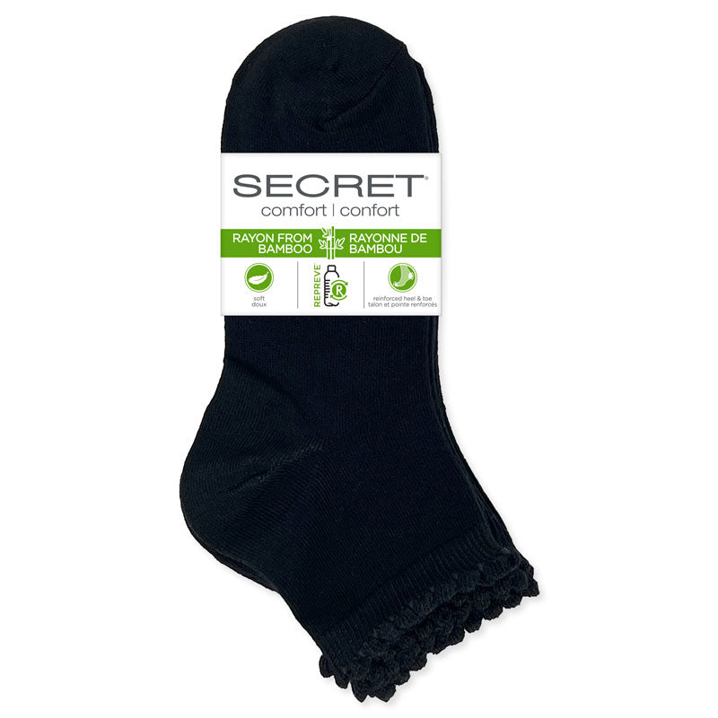 Calcetines Cortos con Borde Ondulado 3 pares SECRET HOSIERY