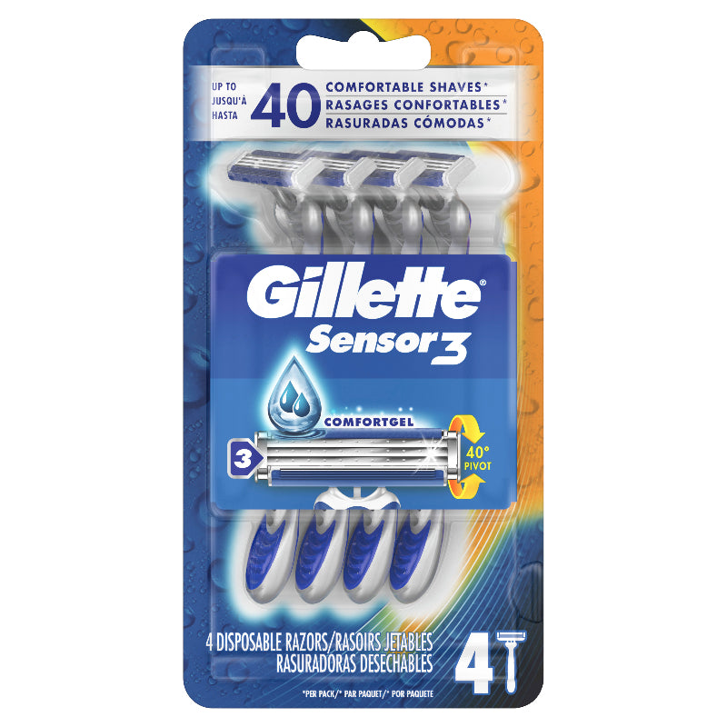 Afeitadoras Desechables 4 unidades GILLETTE SENSOR