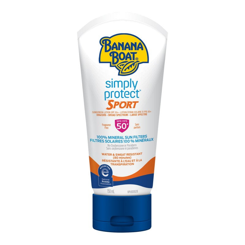 Protector Solar Simple Protect Sport SPF 50+ 150 ml Banana Boat