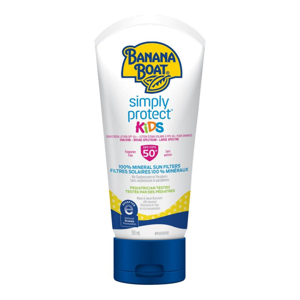 Protector Solar Simply Protect Niños Minerales 150 ml Banana Boat