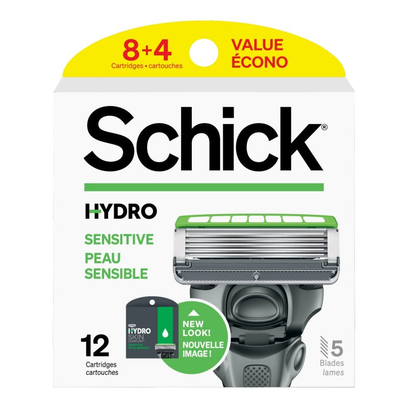 Cartuchos de Repuesto 5 Sense 12 unidades SCHICK HYDRO