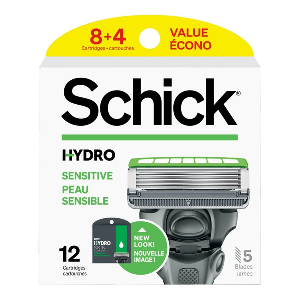 Cartuchos de Repuesto 5 Sense 12 unidades SCHICK HYDRO