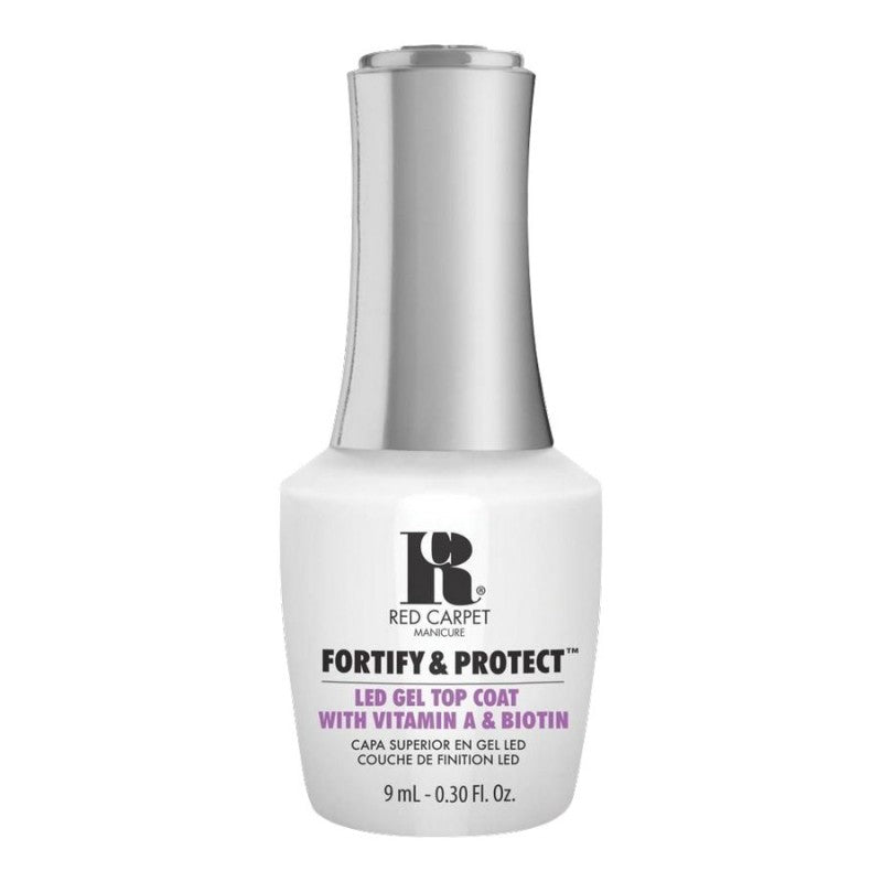 Esmalte de Acabado Gel LED Fortify & Protect RED CARPET MANICURE