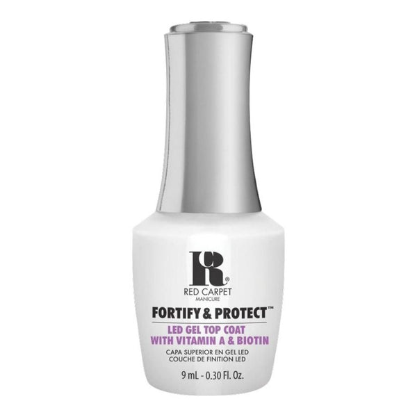 Esmalte de Acabado Gel LED Fortify & Protect RED CARPET MANICURE