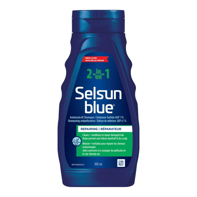 Tratamiento Capilar Blue 2 en 1 Anticaspa 300 ml Selsun