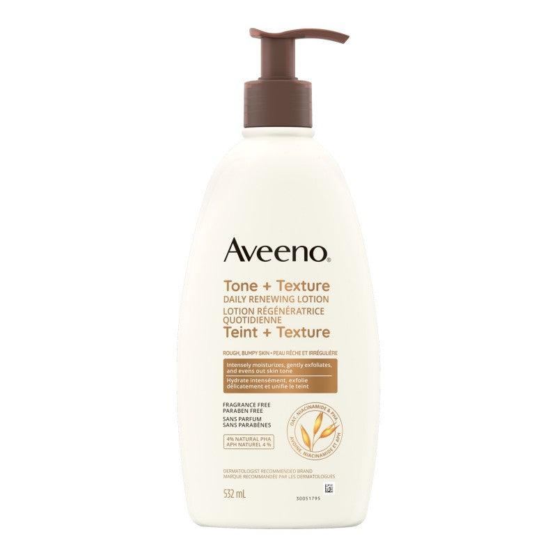 Loción Corporal Tone + Texture Diaria 532 ml Aveeno