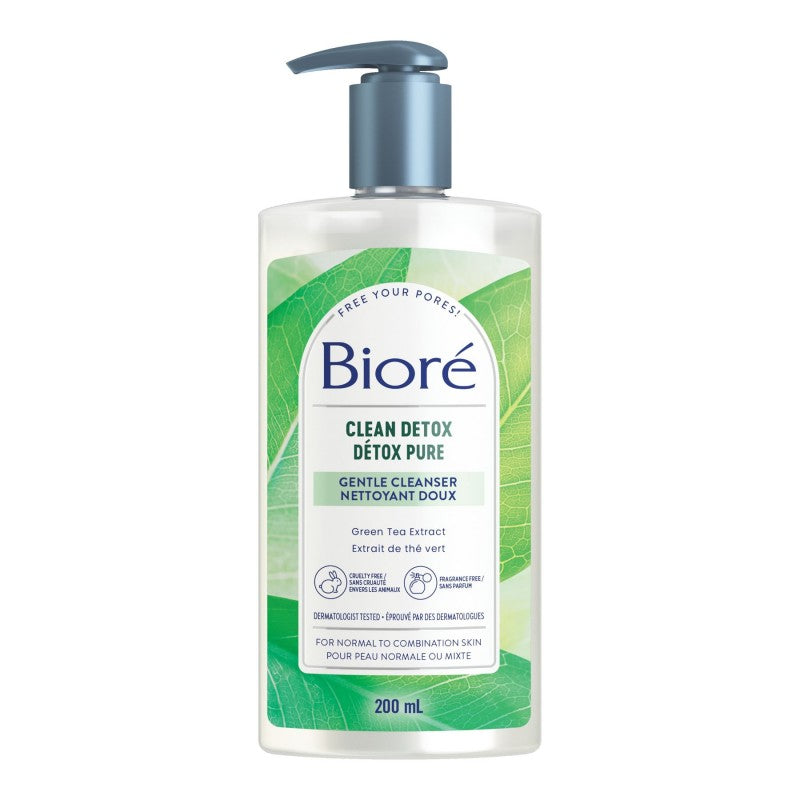 Limpiador Facial Clean Desintoxicante Suave 200 ml Biore
