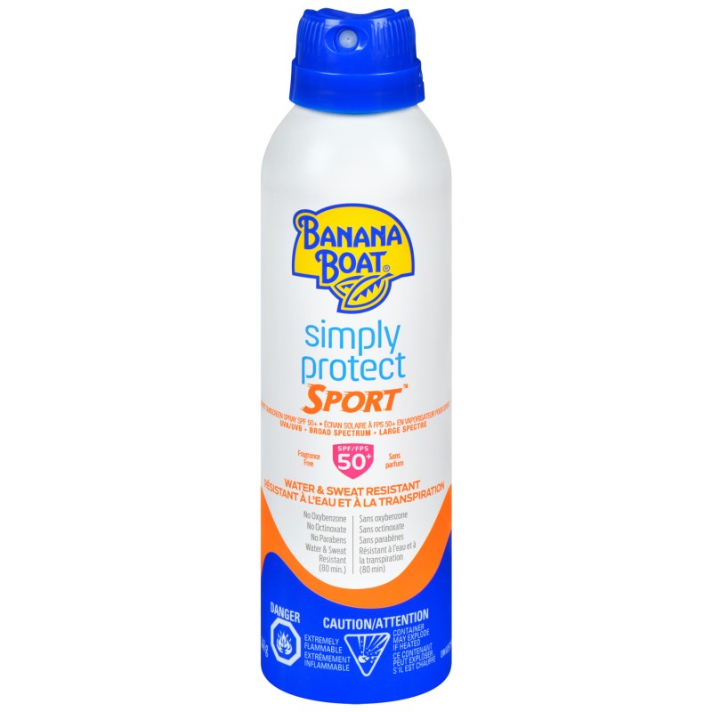 Protector Solar Simply Sport Spray - /SPF50 141 g Banana Boat