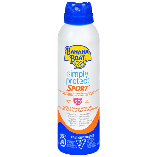 Protector Solar Simply Sport Spray - /SPF50 141 g Banana Boat