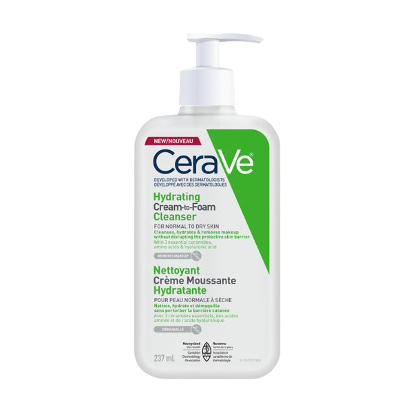 Limpiador Facial Hydrating Crema To Foam - Normal To Dry CeraVe