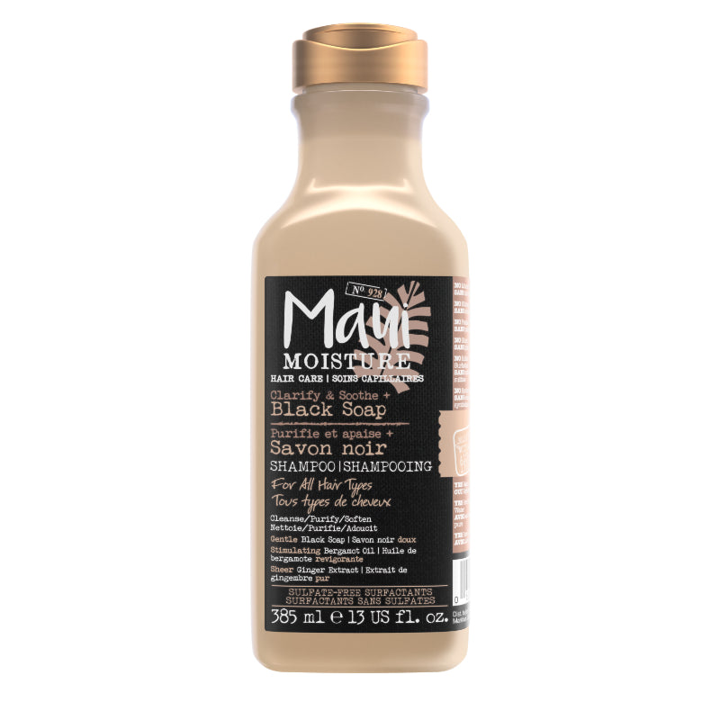 Shampoo Black Jabón 385 ml Maui Moisture