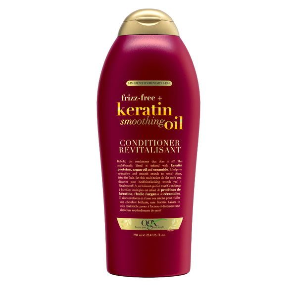 Acondicionador Keratin Alisador Aceite Extra Fuerte 750 ml OGX