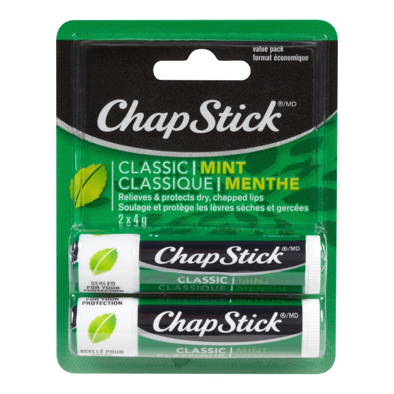 Classic Bálsamo Labial - Menta - 2 X 4 g Chapstick
