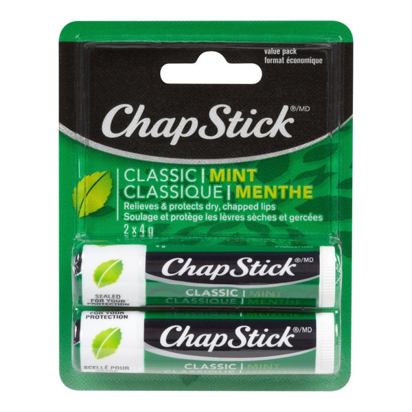 Classic Bálsamo Labial - Menta - 2 X 4 g Chapstick