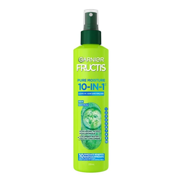 Spray sin Enjuague 10 en 1 Pure Moisture 239 ml Garnier Fructis