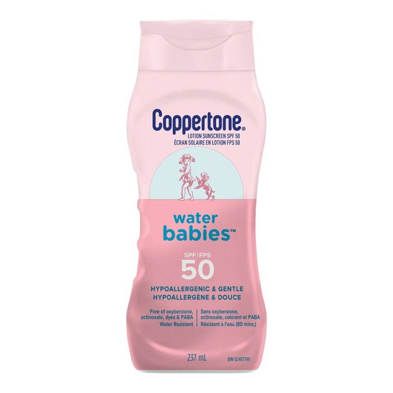 Loción Protector Solar Water Babies SPF 50 237 ml COPPERTONE