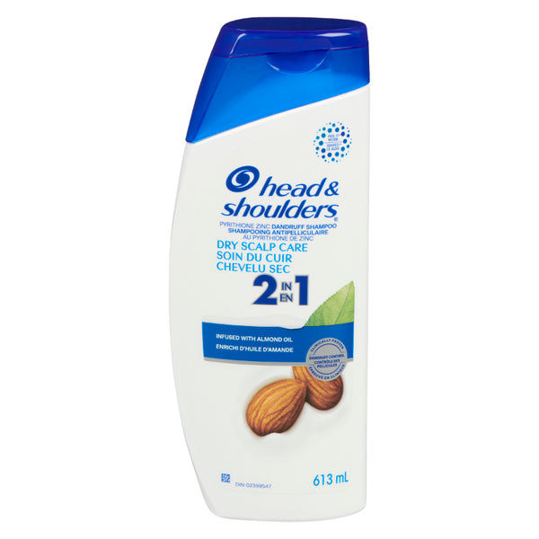 Shampoo 2 en 1 Cuero Cabelludo Seco 370 ml Head & Shoulders
