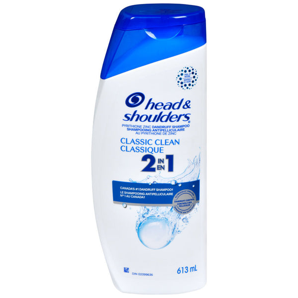 Shampoo 2 en 1 Anticaspa Liso y Sedoso 613 ml Head & Shoulders