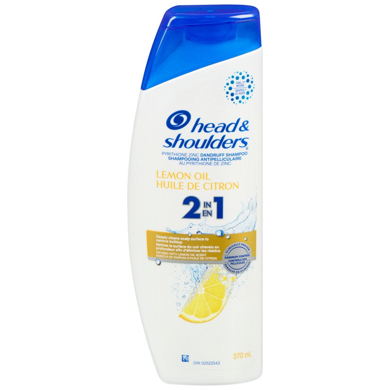 Shampoo y Acondicionador 2 en 1 Limón 370 ml Head & Shoulders